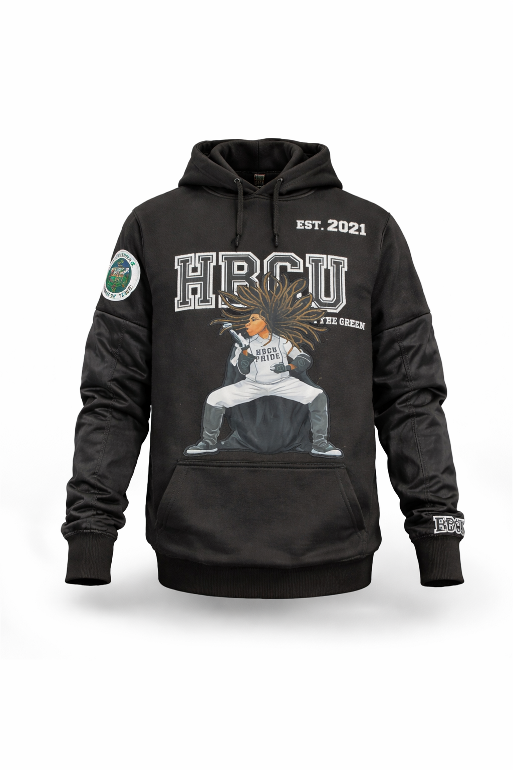 Black on Black - Drum Major Hoodie