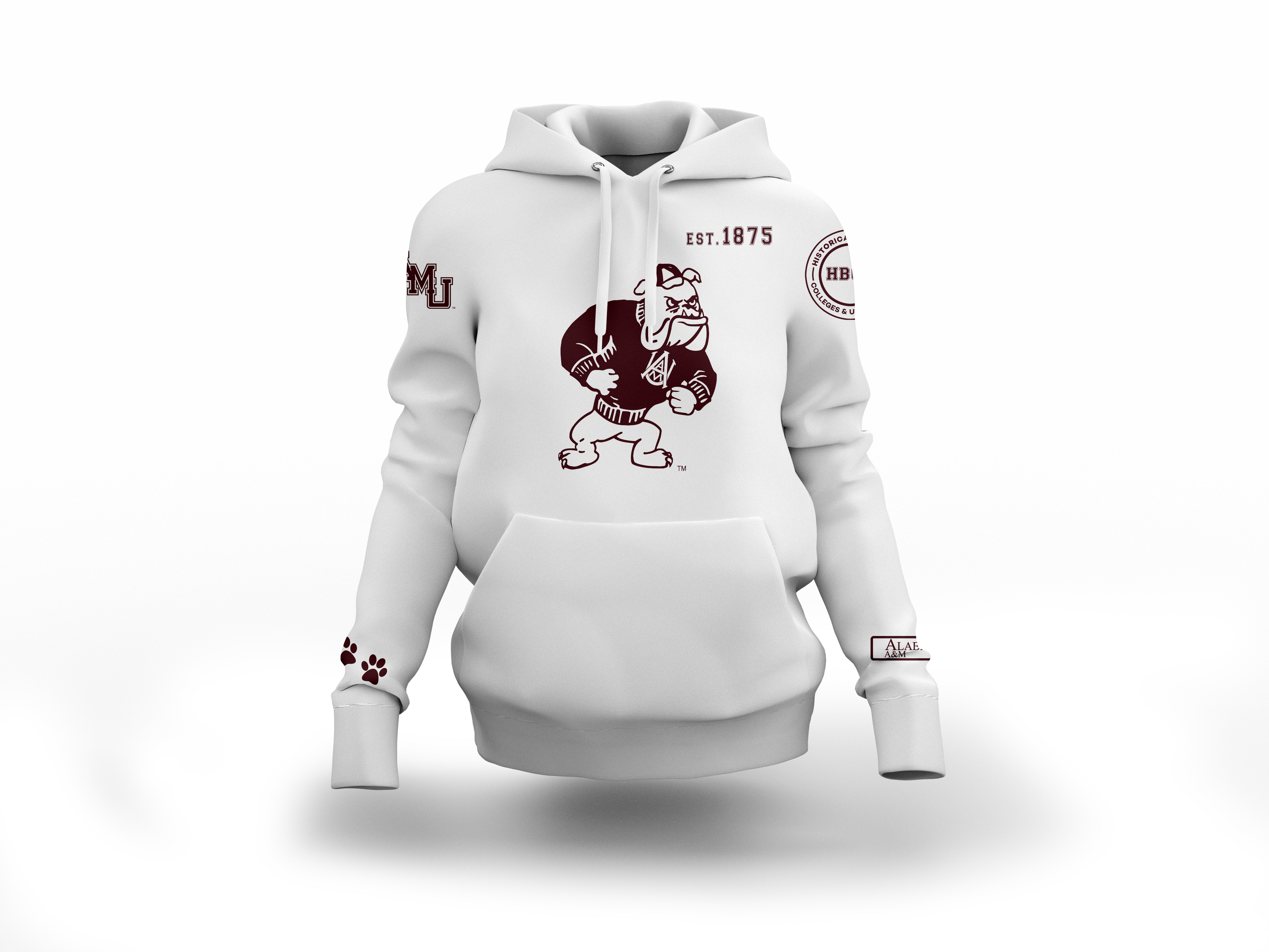 Alabama A&M Hoodie - White