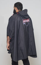 Load image into Gallery viewer, CAU PANTHERS UNISEX RAIN PONCHO | Black &amp; Red