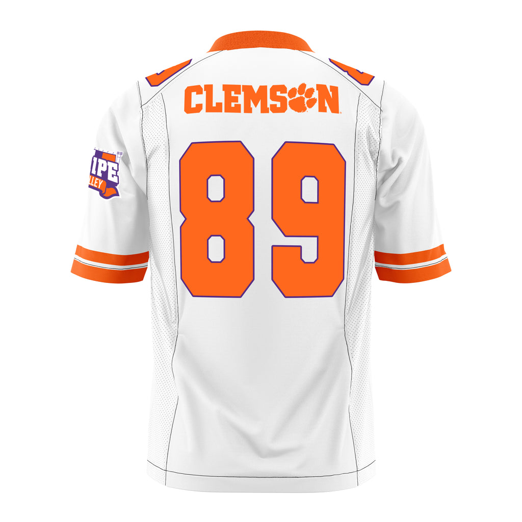 Clemson University Officially Licensed Football Jersey – White