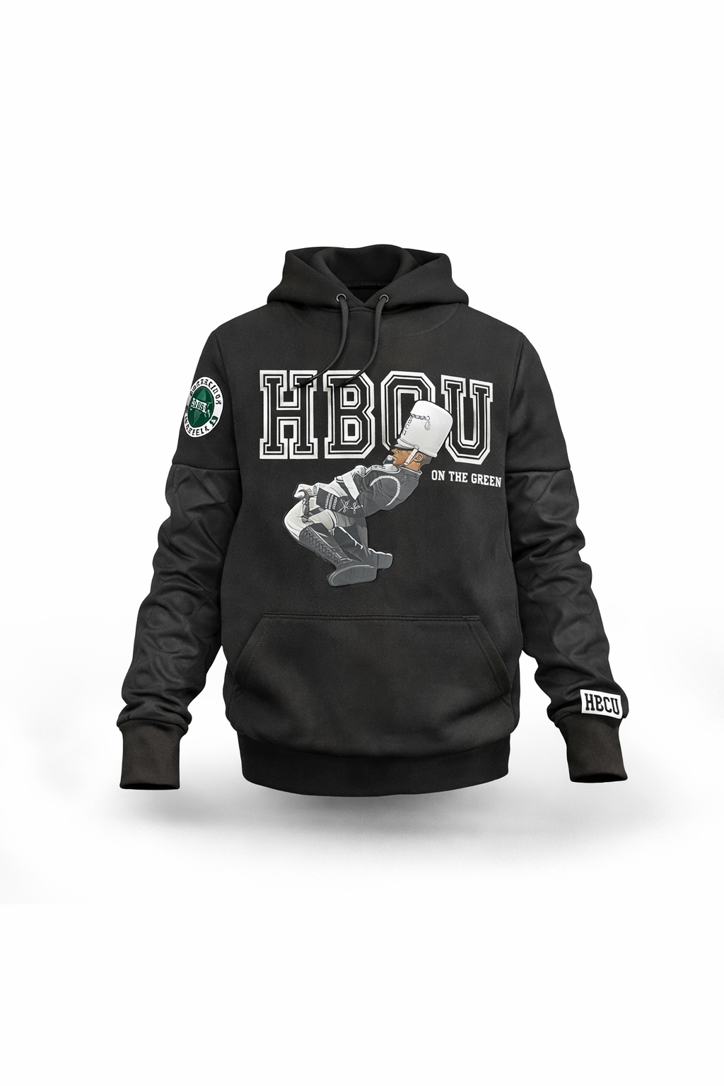 Black on Black - Drum Major Hoodie