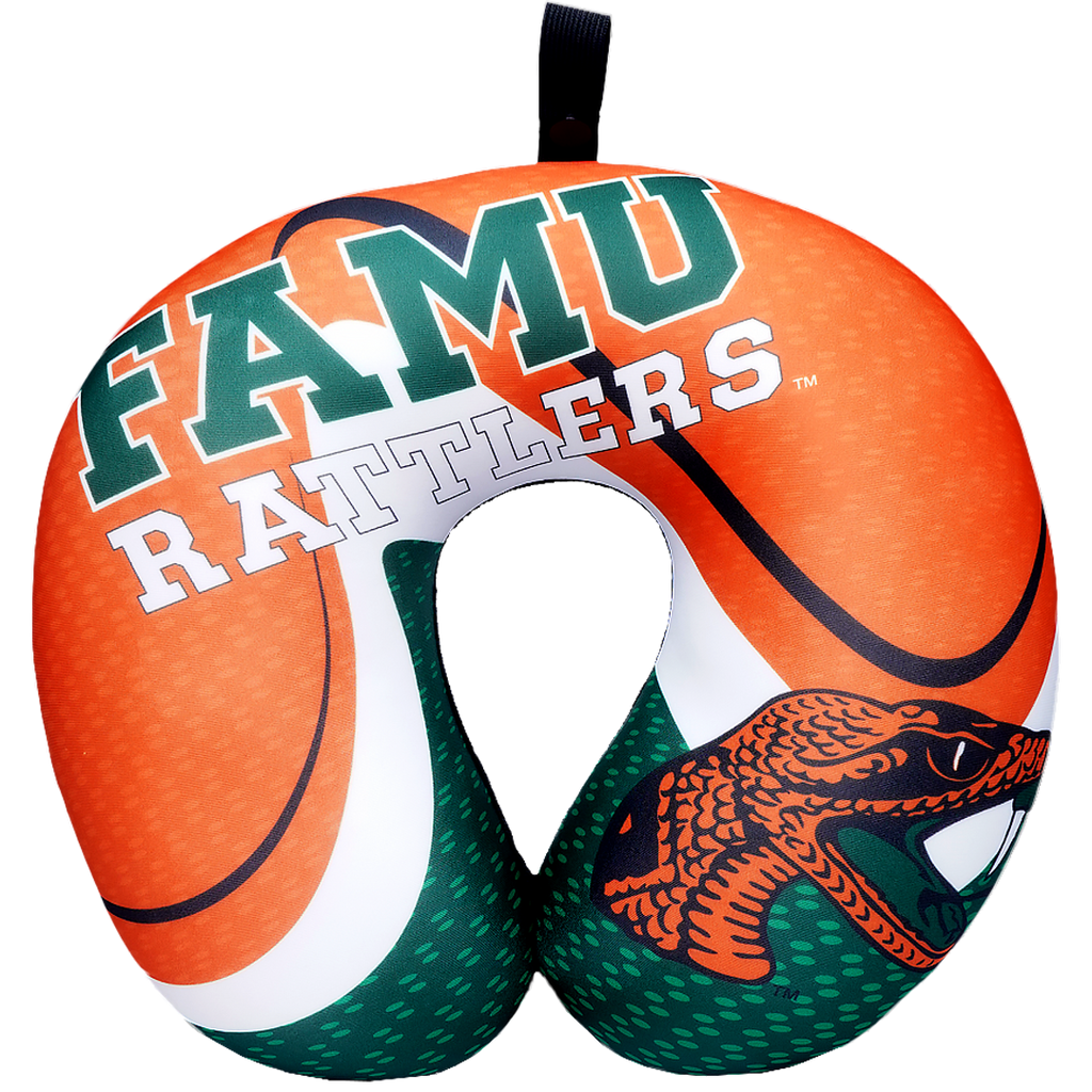 FAMU Rattler U Shaped Comfort Neck, Head & Shoulder Support Travel Pillow