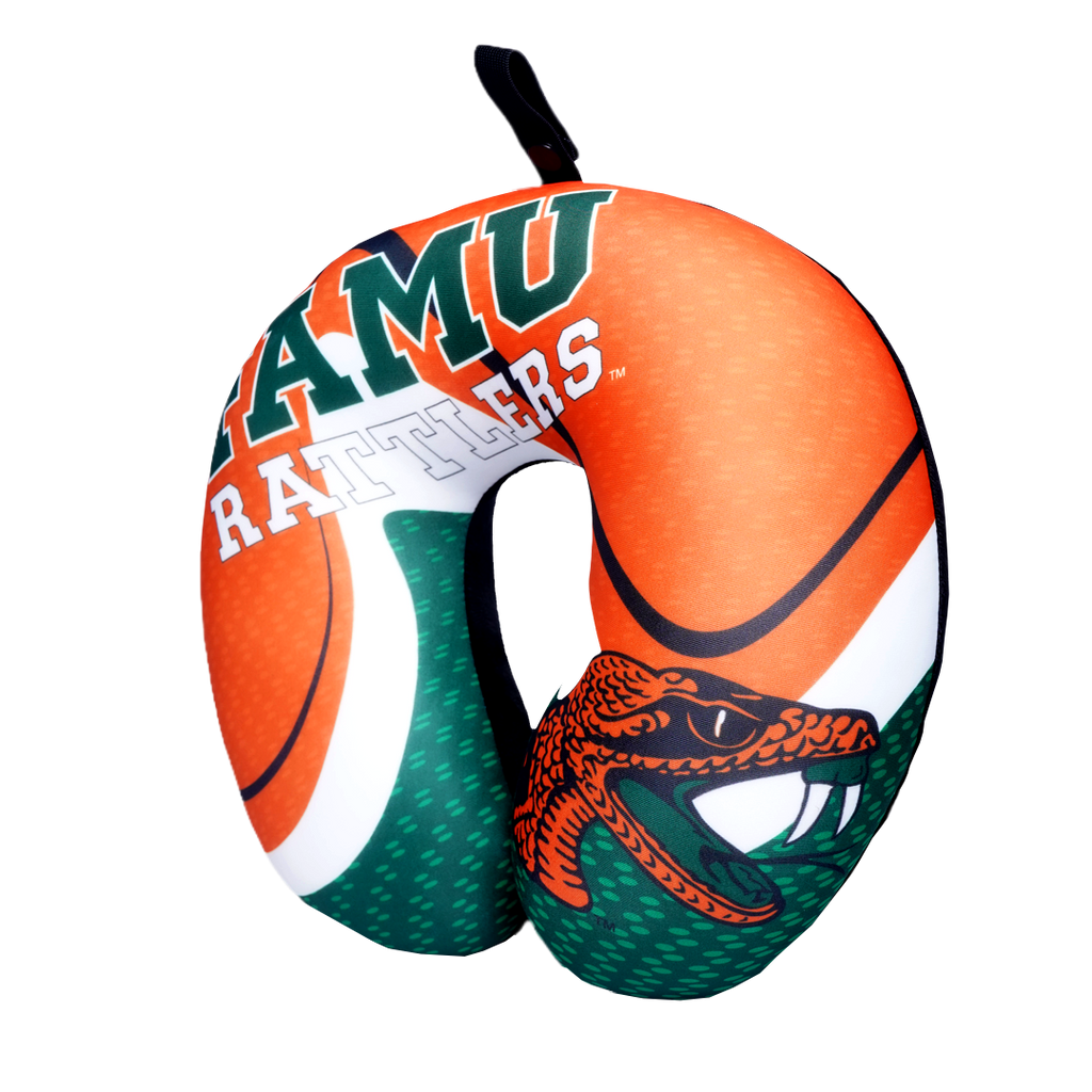 FAMU Rattler U Shaped Comfort Neck, Head & Shoulder Support Travel Pillow