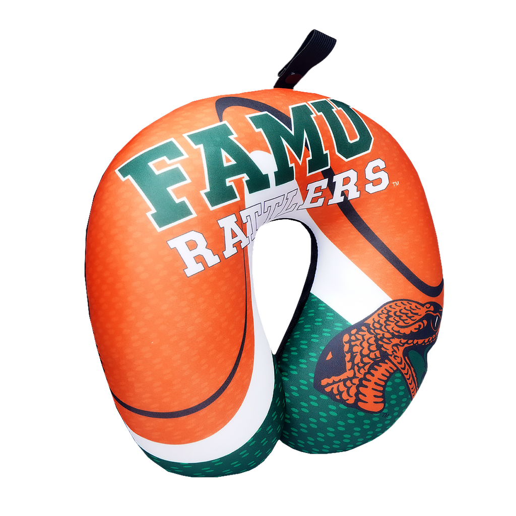 FAMU Rattler U Shaped Comfort Neck, Head & Shoulder Support Travel Pillow