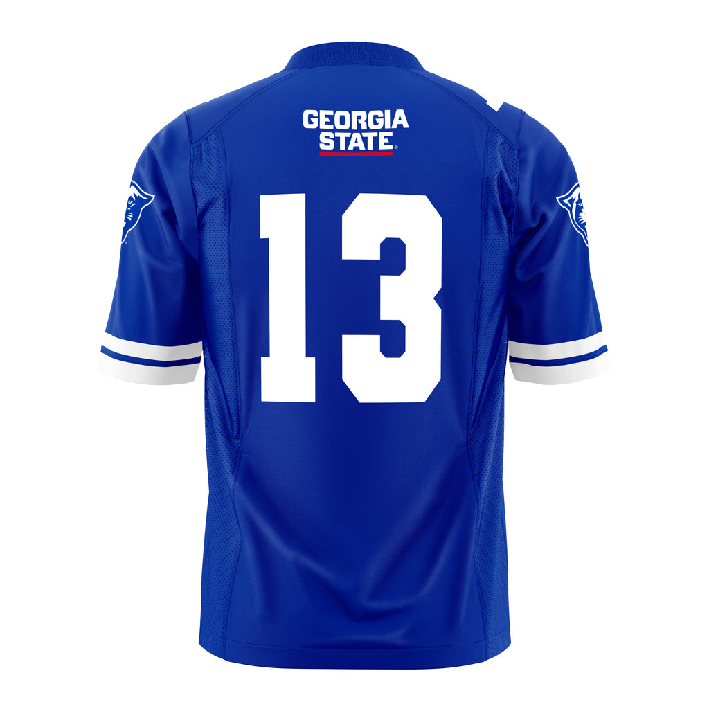 Georgia State University Officially Licensed Football Jersey – Blue