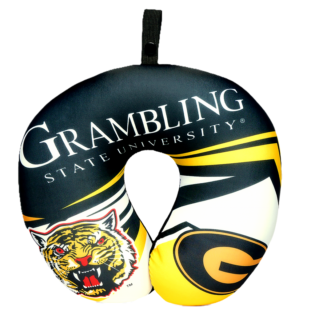 Grambling Tigers U Shaped Comfort Neck, Head & Shoulder Support Travel Pillow