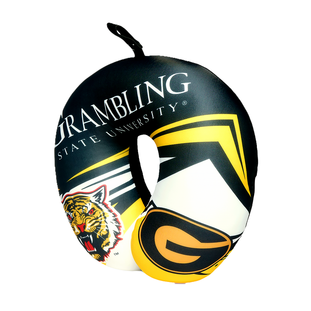 Grambling Tigers U Shaped Comfort Neck, Head & Shoulder Support Travel Pillow