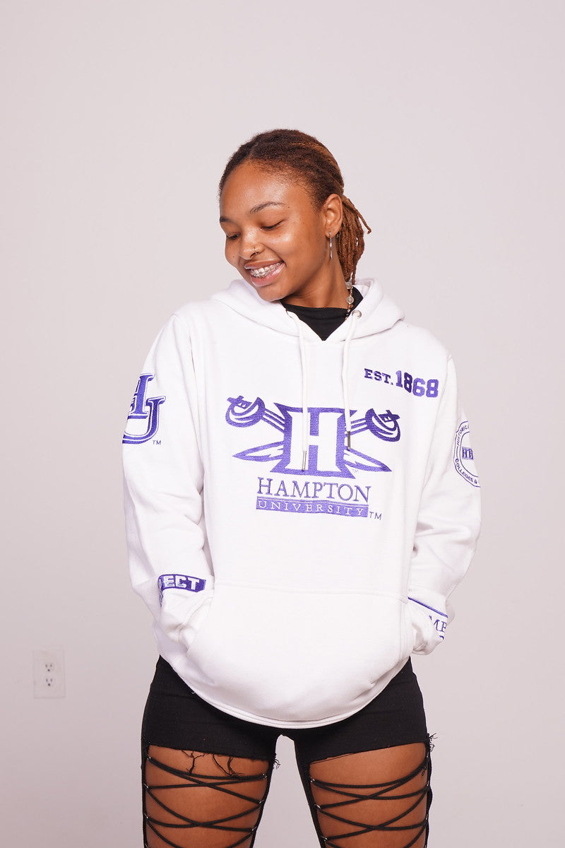 Hampton Hoodie - White