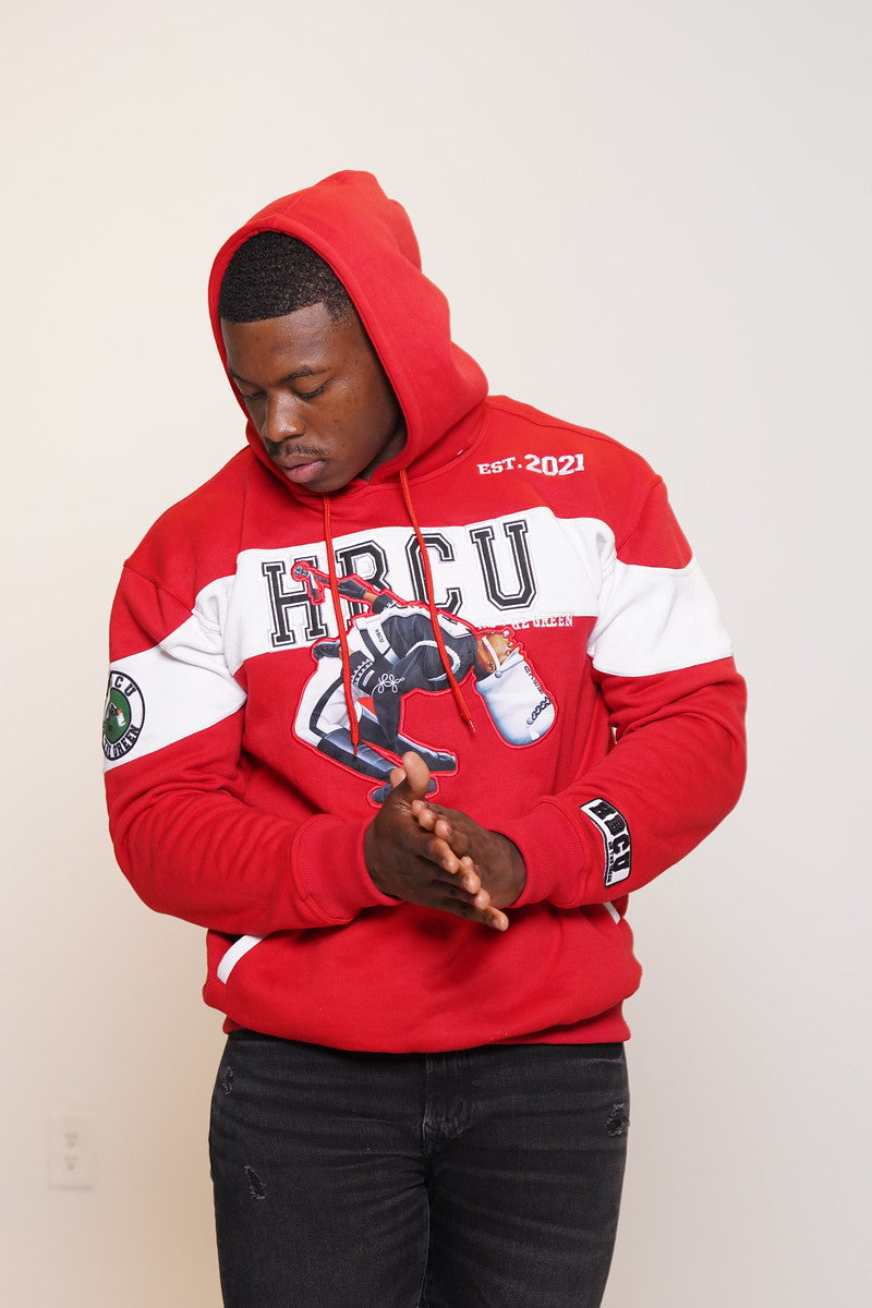 White Stripe - Drum Major Hoodie