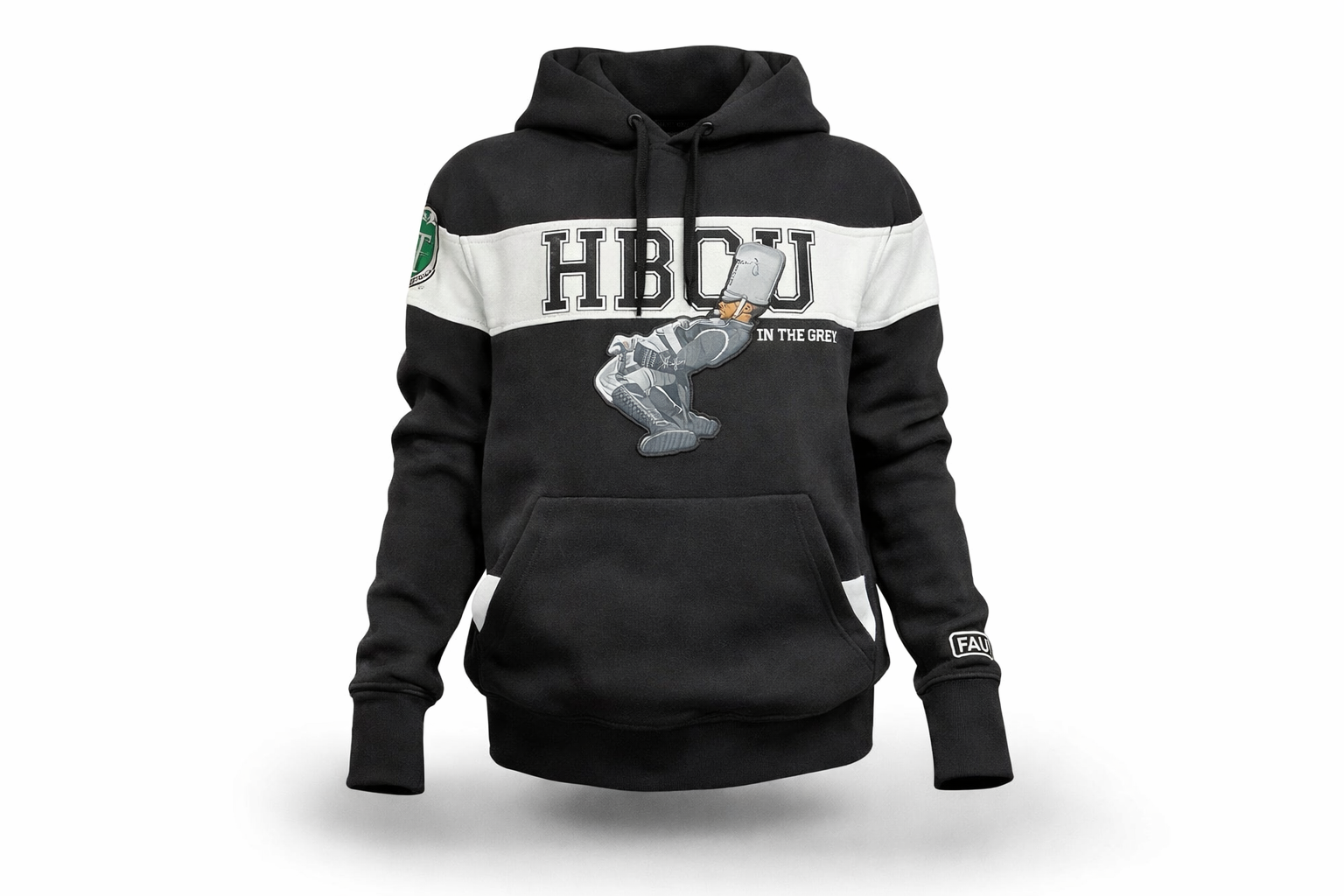 White Stripe - Drum/Dancer Major Hoodie