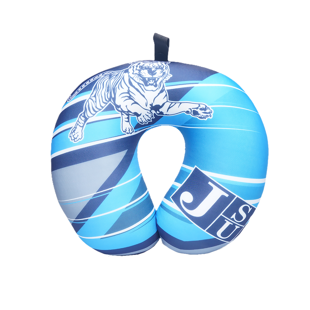 Jackson State Tigers U Shaped Comfort Neck, Head & Shoulder Support Travel Pillow