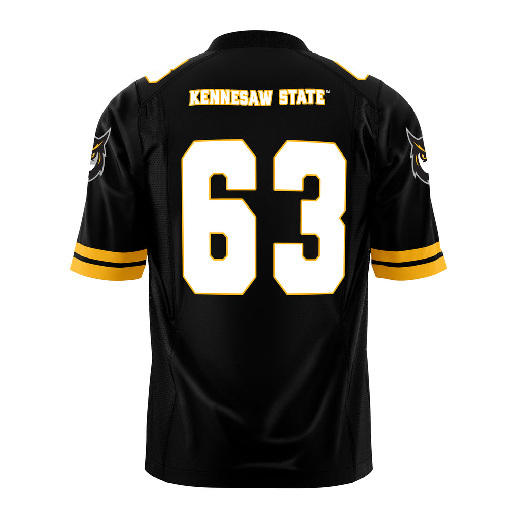 Kennesaw State University Officially Licensed Football Jersey – Black