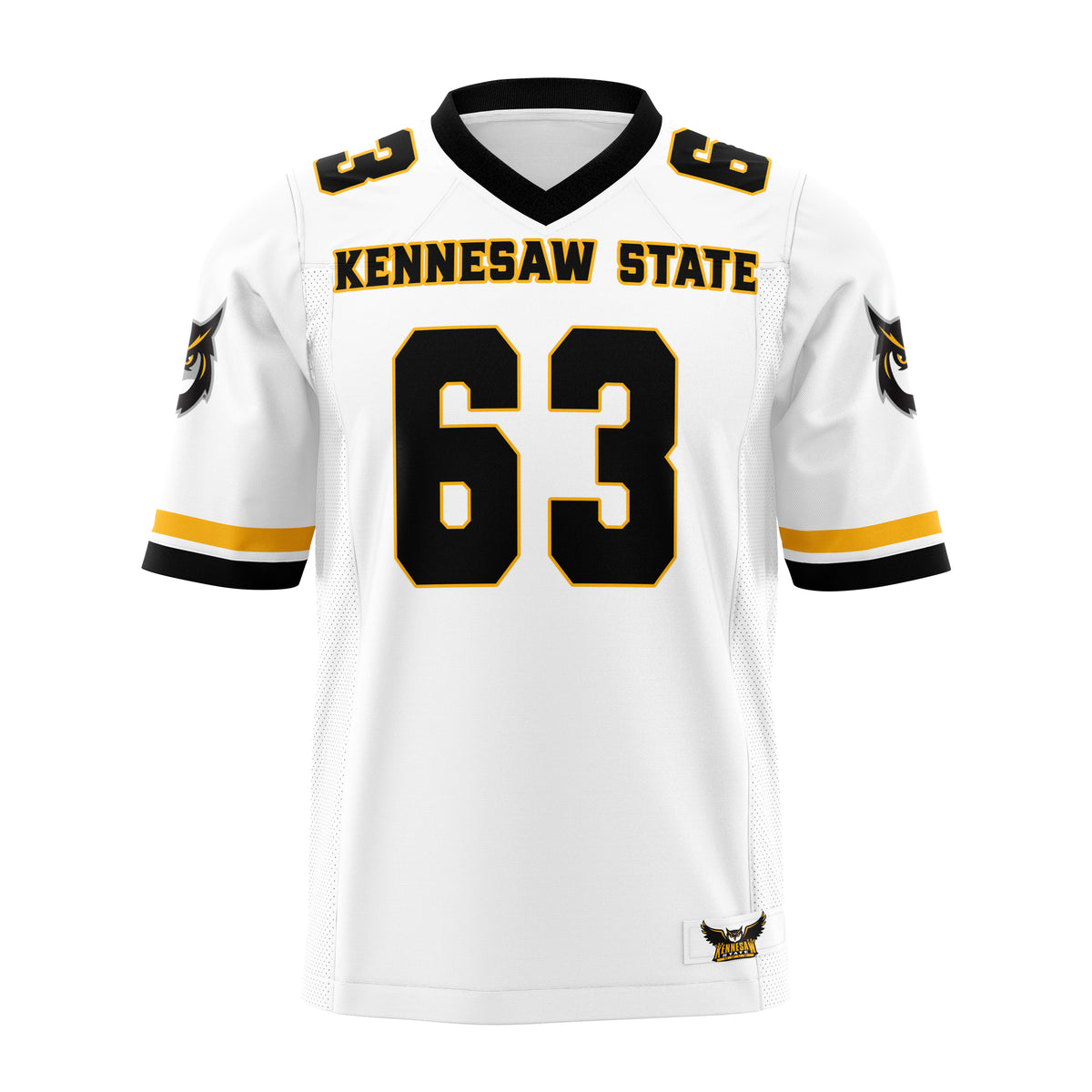 Kennesaw State University Officially Licensed Football Jersey – White