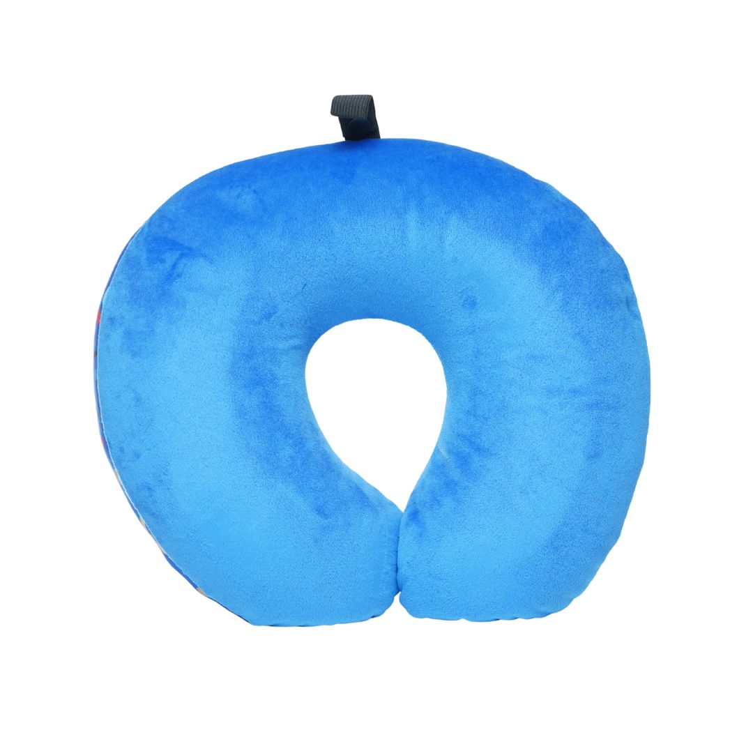 First Responder Medical U Shaped Comfort Neck, Head & Shoulder Support Travel Pillow (Blue)