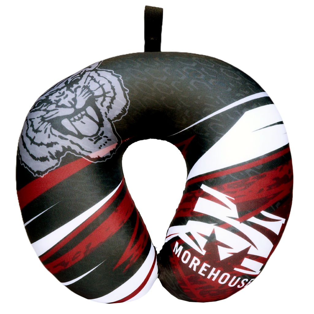 Morehouse Maroon Tigers U Shaped Comfort Neck, Head & Shoulder Support Travel Pillow