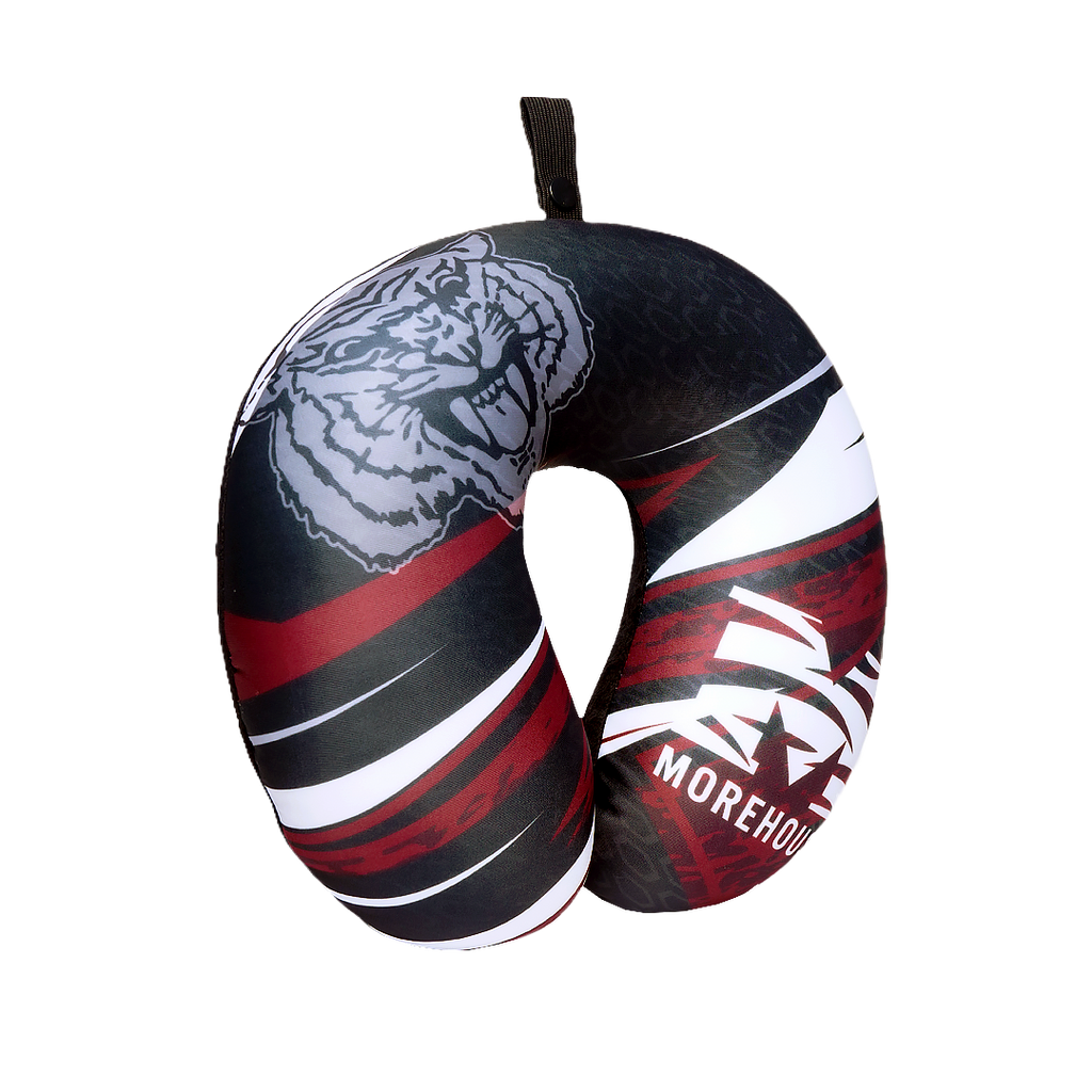 Morehouse Maroon Tigers U Shaped Comfort Neck, Head & Shoulder Support Travel Pillow