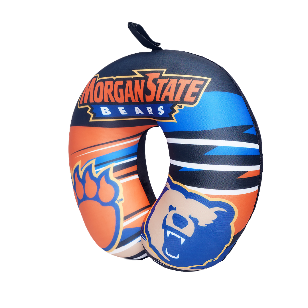 Morgan State Bears U Shaped Comfort Neck, Head & Shoulder Support Travel Pillow