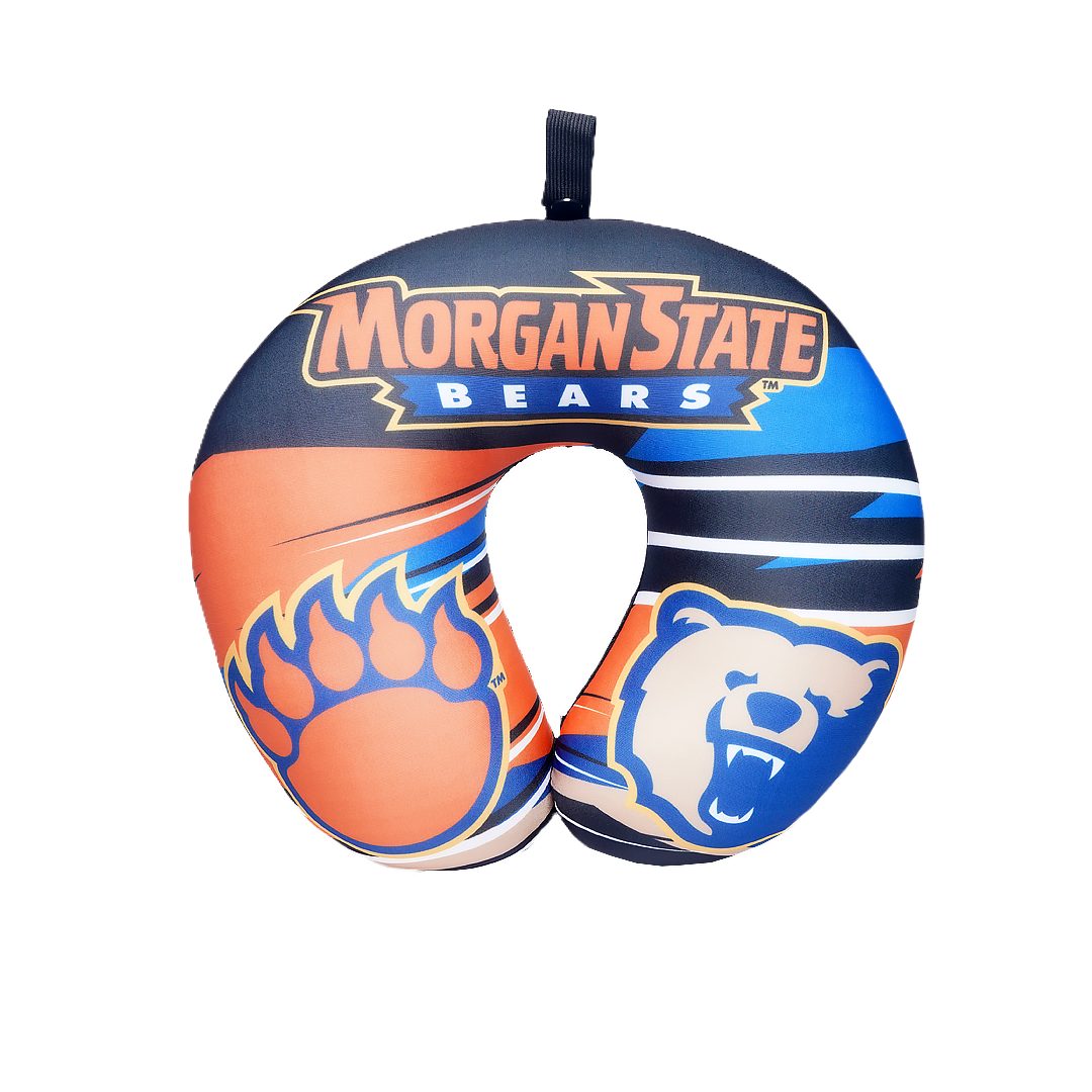 Morgan State Bears U Shaped Comfort Neck, Head & Shoulder Support Travel Pillow