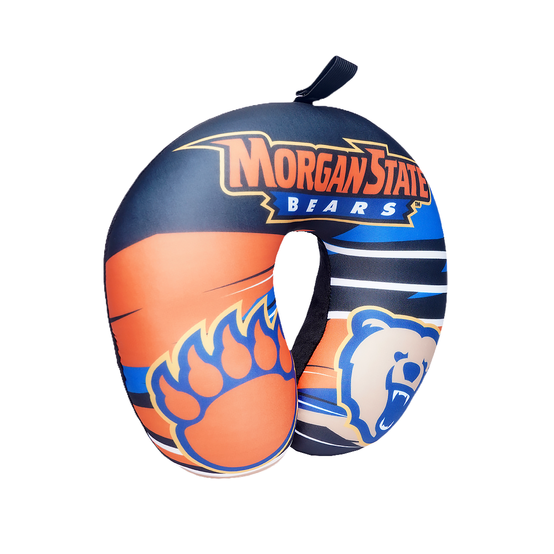 Morgan State Bears U Shaped Comfort Neck, Head & Shoulder Support Travel Pillow