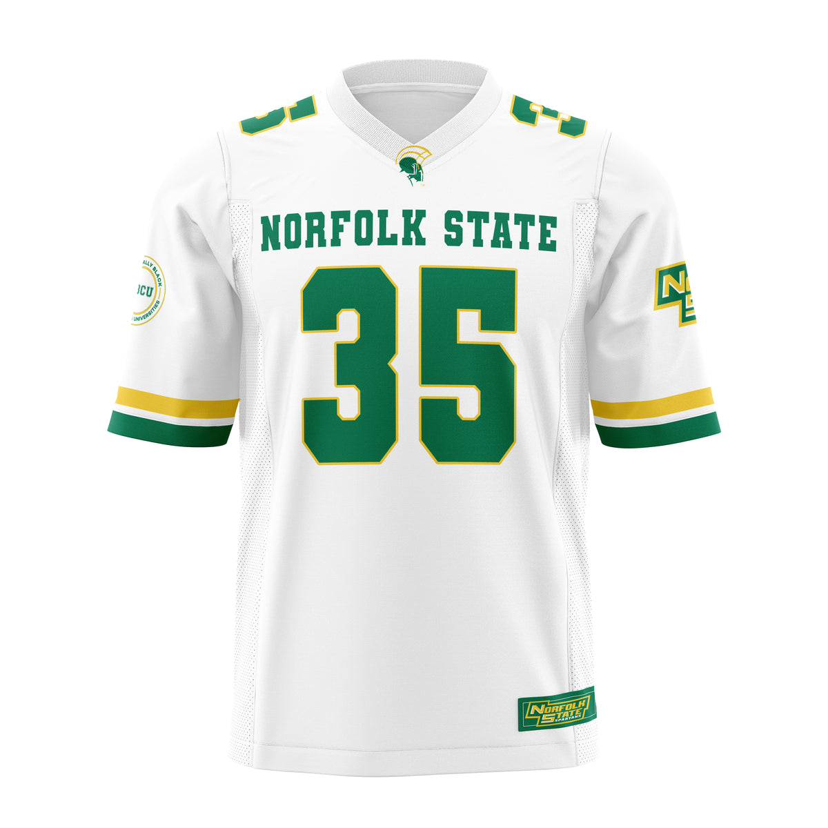 Norfolk State University Spartans Officially Licensed HBCU Football Jersey – White