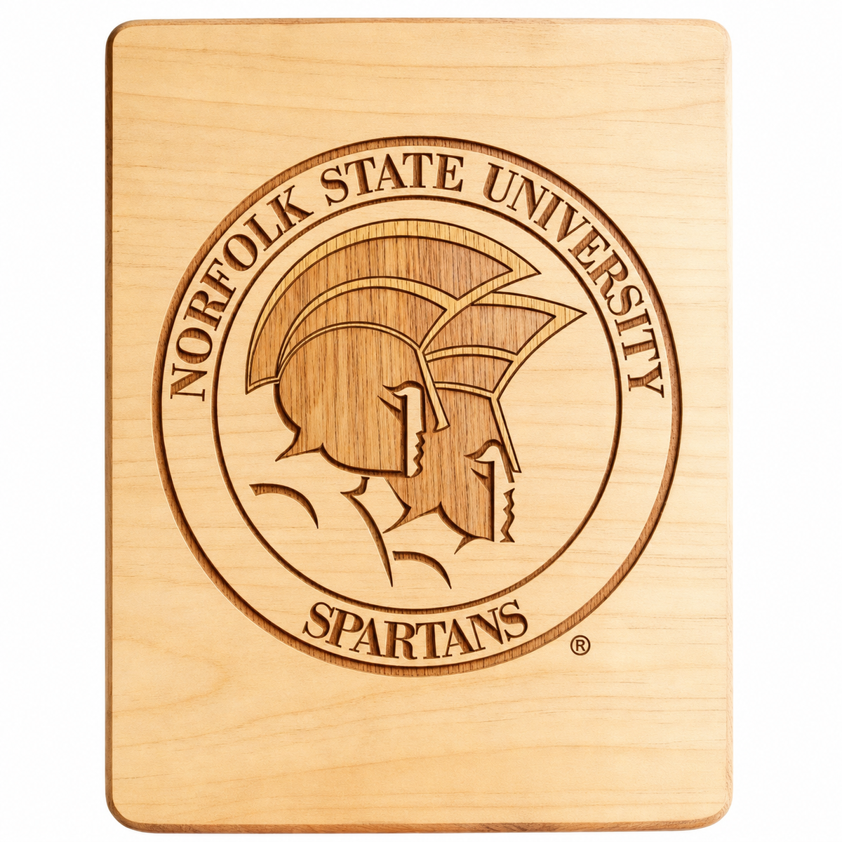 NSU Embossed Chop-N-Slice Series Rectangular 100% Bamboo Cutting Board