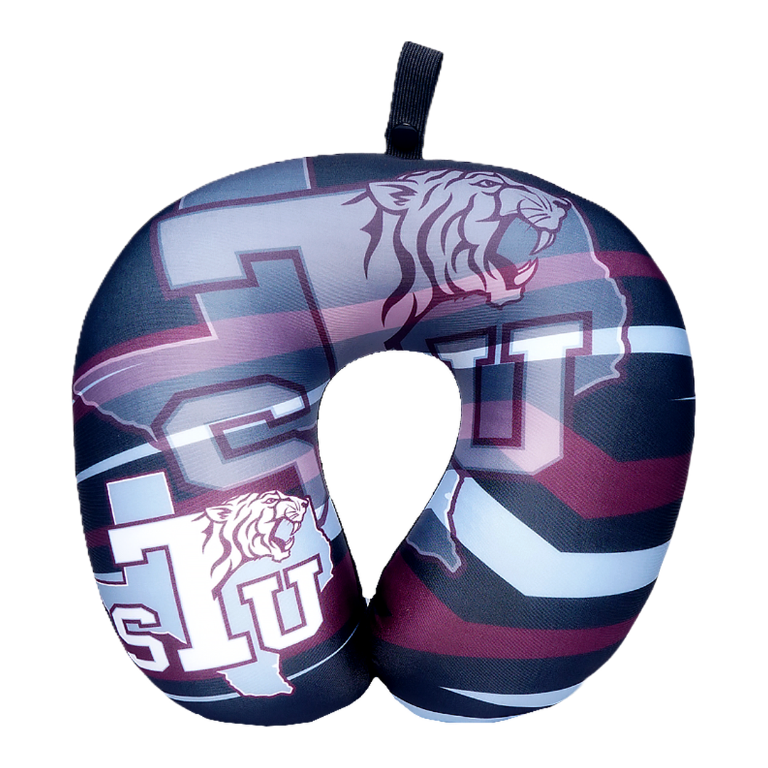 Texas Southern Tigers U Shaped Comfort Neck, Head & Shoulder Support Travel Pillow