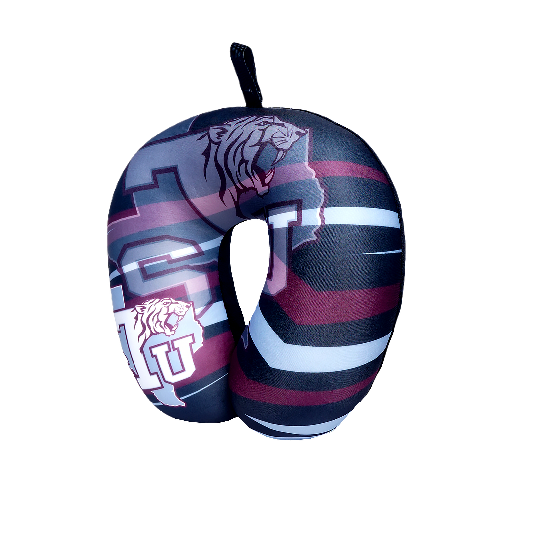 Texas Southern Tigers U Shaped Comfort Neck, Head & Shoulder Support Travel Pillow
