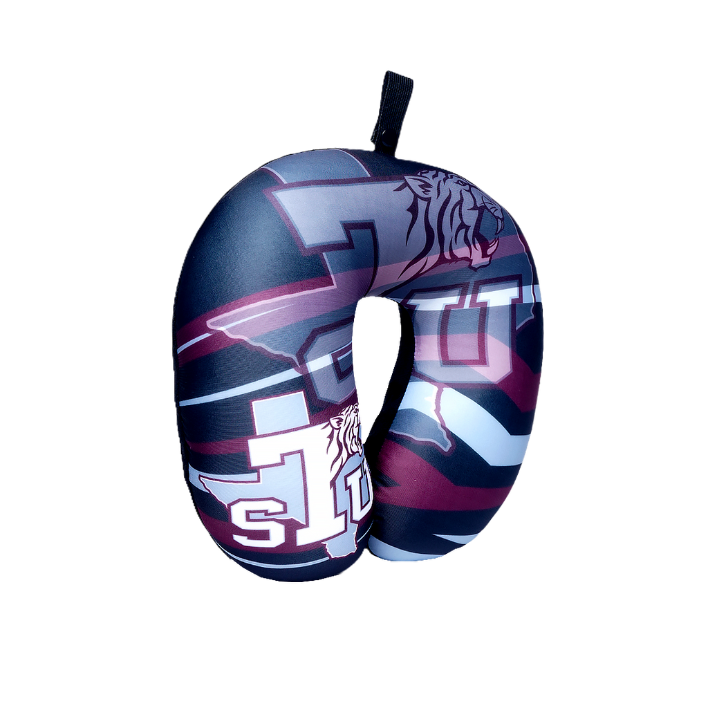 Texas Southern Tigers U Shaped Comfort Neck, Head & Shoulder Support Travel Pillow