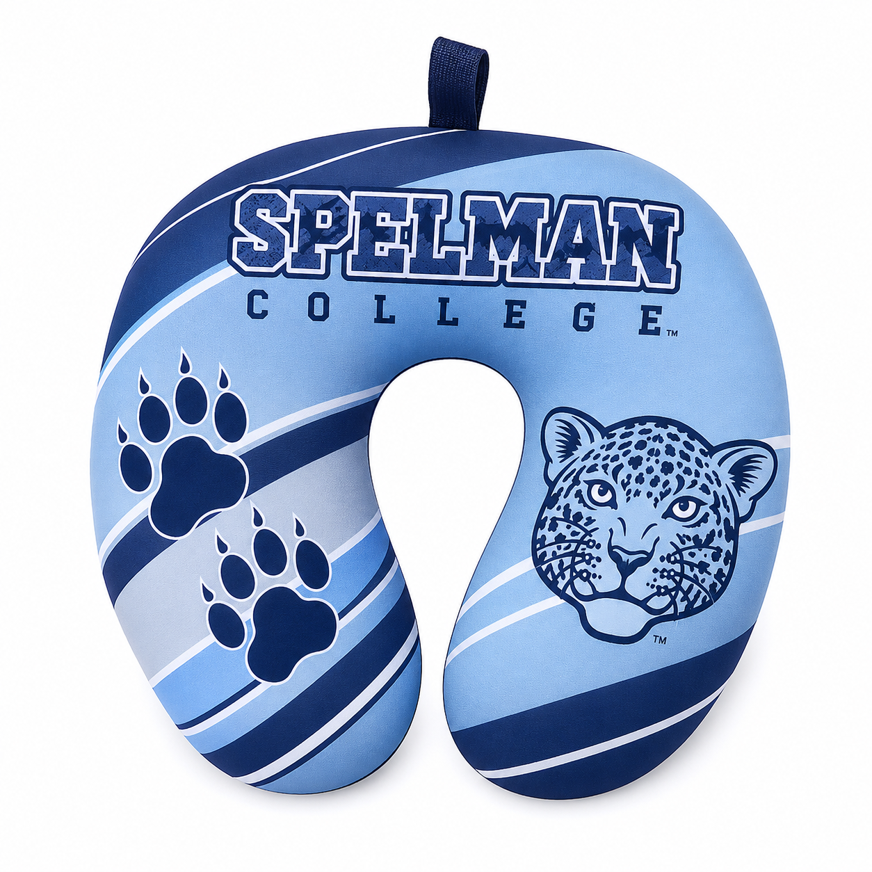 Spelman College U Shaped Comfort Neck, Head & Shoulder Support Travel Pillow - Design 2