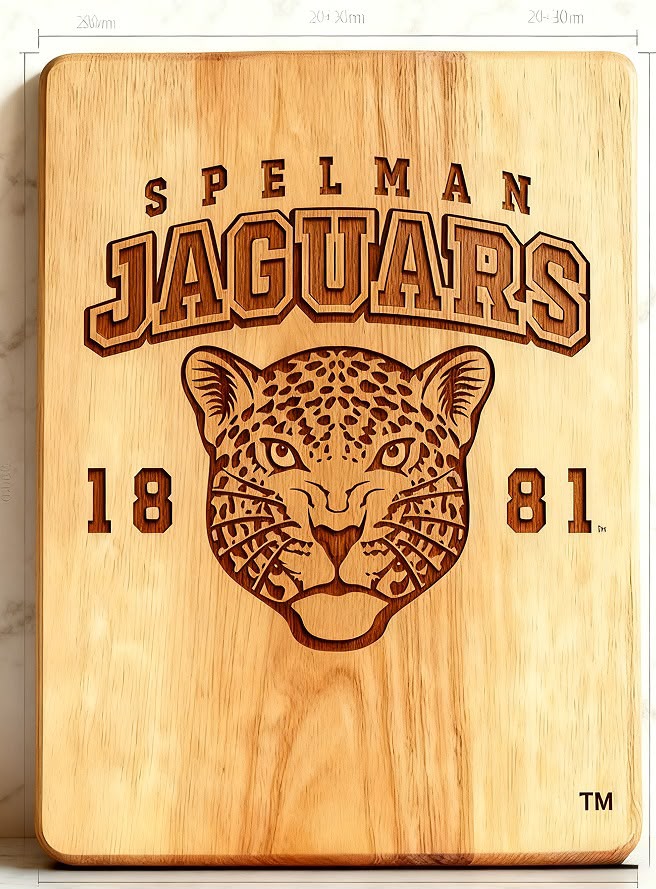 Spelman Embossed Chop-N-Slice Series Rectangular 100% Bamboo Cutting Board