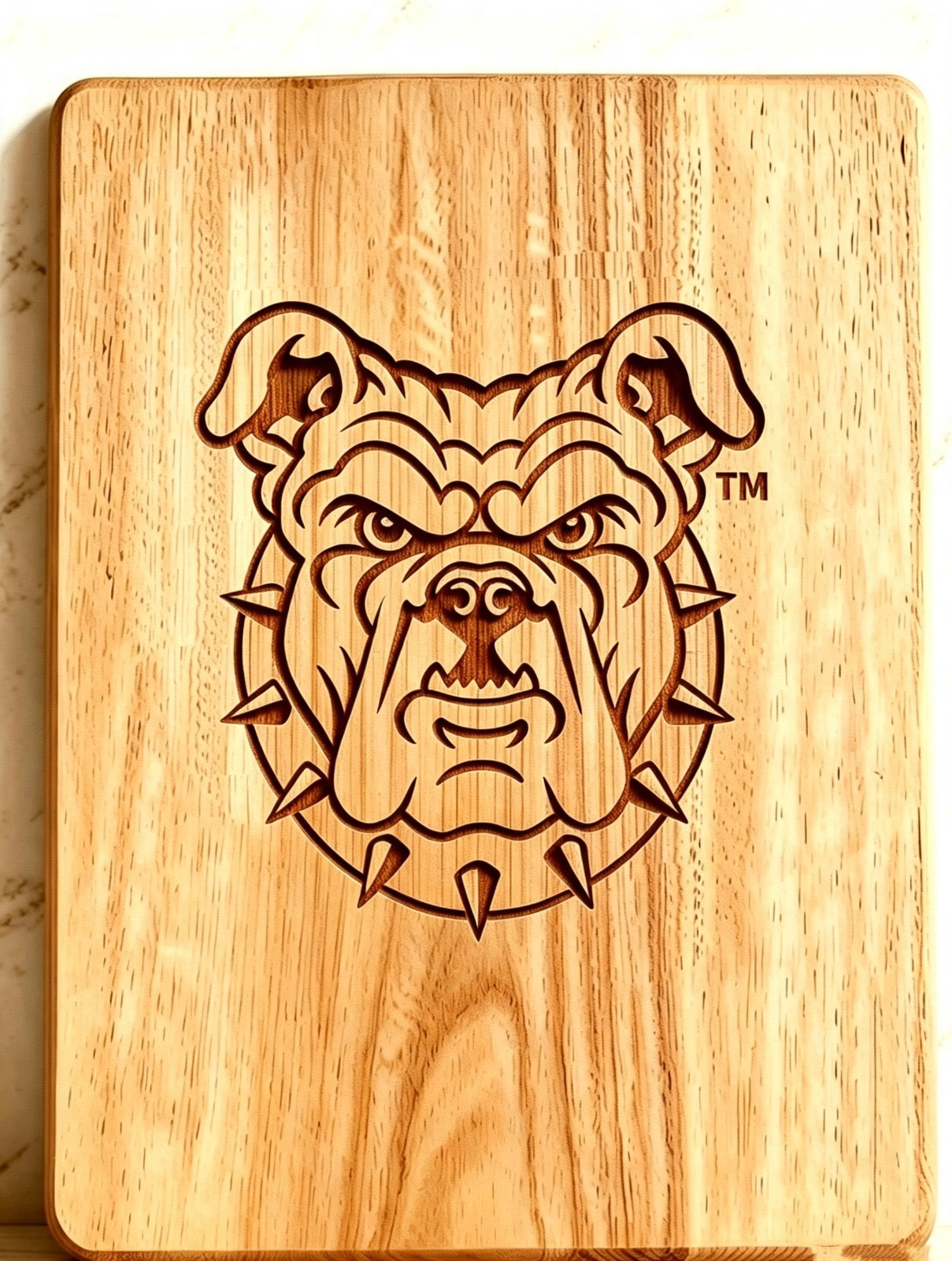 NCAT Embossed Chop-N-Slice Series Rectangular 100% Bamboo Cutting Board