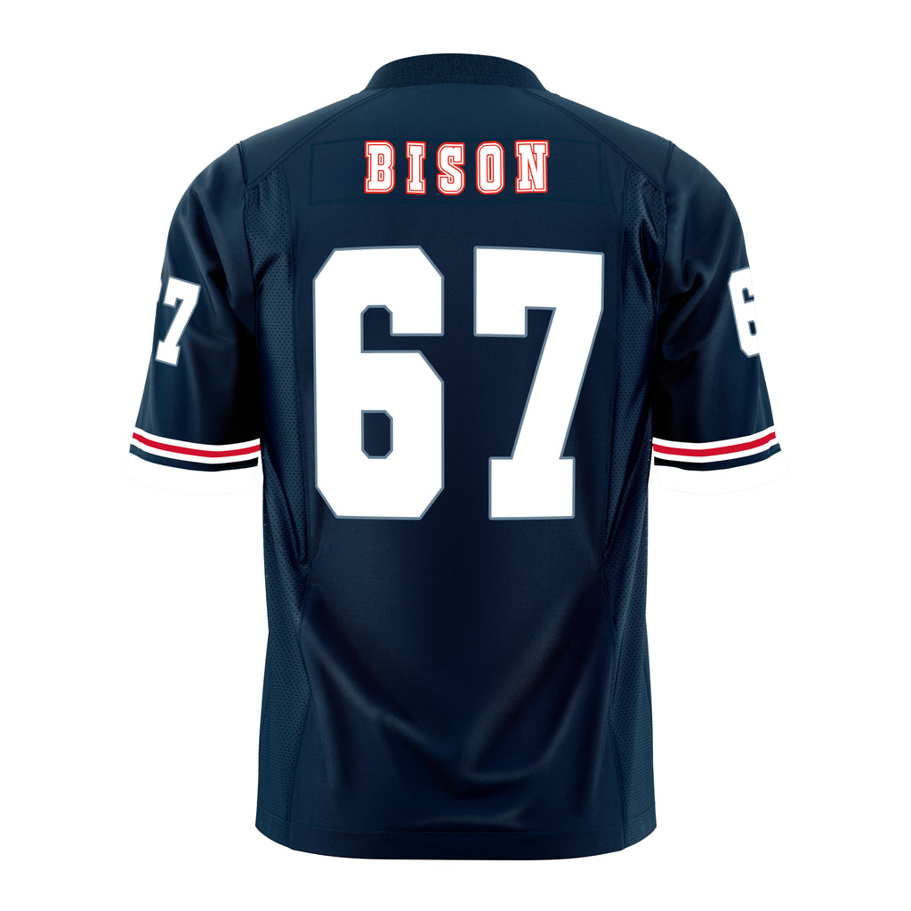 Howard University Rattlers Officially Licensed HBCU Football Jersey – Blue